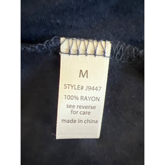 Active Basic Navy Open Front Lightweight Cardigan - Picture 5 of 5